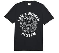 I Am A Woman in STEM - Science Tech Engineering and Math Comfort Colors Adult Heavyweight T-Shirt