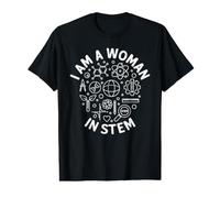 I Am A Woman in STEM - Science Tech Engineering and Math Value Graphic T-Shirt