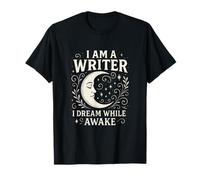 I Am A Writer - Crescent Moon Poetry Lover T-Shirt