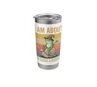 I Am About to Cause A Ruckus Stainless Steel Insulated Tumbler
