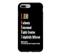 I Am ADHD Authentic Determined Highly Creative Different Case for iPhone 7 Plus/8 Plus