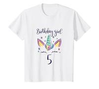 I am already 5 years unicorn birthday girl T-Shirt