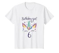 I am already 6 years unicorn birthday girl T-Shirt