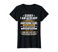 I Am Already Taken By A Freaking Awesome Girl April Value Graphic T-Shirt