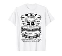 I Am Already Taken by Freaking Awesome Girl Born in April T-Shirt