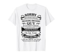 I Am Already Taken by Freaking Awesome Guy Born in February T-Shirt