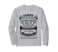 I Am Already Taken by Freaking Awesome Guy Born in June Long Sleeve T-Shirt