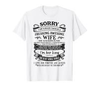 I Am Already Taken by Freaking Awesome Wife Born in May T-Shirt