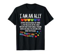 I Am An Ally I'm Not Gay Bisexual Or Trans LGBT Pride Month T-Shirt