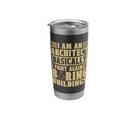 I Am an Architect Basically Building Architecture Architect Stainless Steel Insulated Tumbler