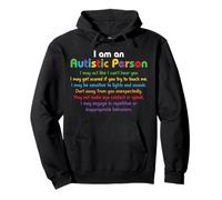I Am An Autistic Person Autism Awareness Pullover Hoodie