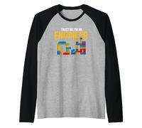 I Am an Engineer | Funny Software Tech Nerd Men Raglan Baseball Tee