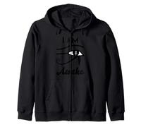 I Am Awake- Horus Protection Symbol Egyptian Third Eye Egypt Zip Hoodie