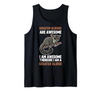 I Am Awesome Therefore I Am A Greater Glider Tank Top