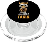 I Am Awesome Therefore I Am A Takin PopSockets PopGrip for MagSafe