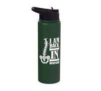 I am Back in Business - Back Surgery Scoliosis Stainless Steel Insulated Water Bottle