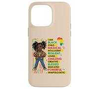 I Am Black Child Magical Intelligent African Girl Girls Kids Case for iPhone 14 Pro Max