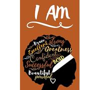 I am: Black Girl Magic Journal composition notebook for melanin gifted beautiful girl female empowerment. Motivational Gratitude Daily Planner