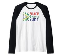 I Am Black History Black African American Pride Juneteenth Raglan Baseball Tee