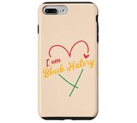 I Am Black History Heart Love African American Women Men Kid Case for iPhone 7 Plus/8 Plus