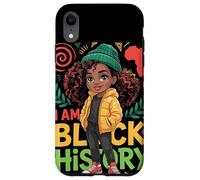 I Am Black History Kid Pan African Girl Black History Case for iPhone XR