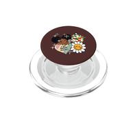 I am Black History Kids Melanin Girls Pan African Flag Afro PopSockets PopGrip for MagSafe