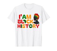 I Am Black History Month African American for Girls Kids T-Shirt