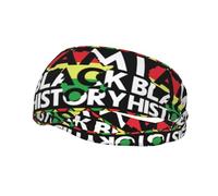I Am Black History Month Headbands Sports Sweatband Athletic Exercise Bands Turban Hair Head For Men Women Yoga Fitness
