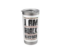 I Am Black History Pride Stainless Steel Insulated Tumbler