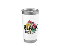 I am Black History Stainless Steel Insulated Tumbler