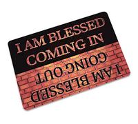 I Am Blessed Coming in Doormat Office Foyer Hall Entryway Floor Mat Bedroom Carpet Home Kitchen Rug 30X18 Inch