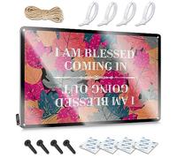 I Am Blessed Tin Plate Sign, For Bathroom Rules Quotes Farmers Market Wall