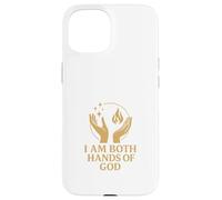 I Am Both Hands of God - Divine Duality Case for iPhone 15