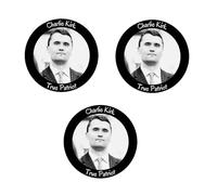 I Am Charlie Round Badge, A True Pray Justice Assassination Shooting Hero Freedom Merch Pins For Charlie Kirk Brooch