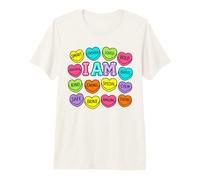 I Am Daily Affirmation Colorful Positive SelfLove Motivation Premium T-Shirt