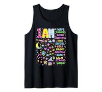 I Am Daily Affirmation Colorful Positive SelfLove Motivation Tank Top