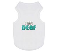 'I Am Deaf' Pet Dog/Cat T-Shirt (PT00107221)