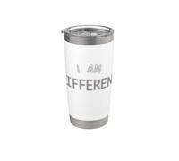 I am Different Minimalist Bold Statement Design Stainless Steel Insulated Tumbler