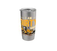 I Am Dirty Minded Backhoe Loader Construction Machinery Stainless Steel Insulated Tumbler