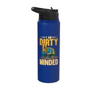 I Am Dirty Minded Excavator Construction Machinery Stainless Steel Insulated Water Bottle