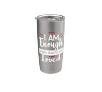 I am Enough Loved Stainless Steel Insulated Tumbler