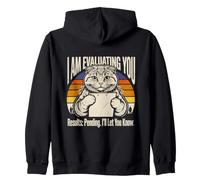 I Am Evaluating You Results Pending Ill Let You Know Cat Zip Hoodie