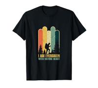 I AM Evergreen with Nature Heart T-Shirt