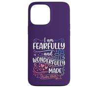 I Am Fearfully and Wonderfully Made Psalm 139:14 Case for iPhone 13 Pro Max