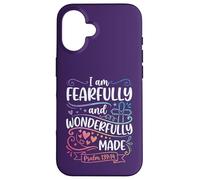 I Am Fearfully and Wonderfully Made Psalm 139:14 Case for iPhone 16