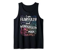 I Am Fearfully and Wonderfully Made Psalm 139:14 Tank Top