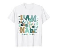 I am Fearfully & Wonderfully Made Retro Bible Verse T-Shirt