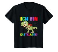 I am first-class dinosaur with school bag, school start T-Shirt