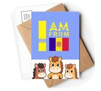 i am from art deco fashion Postcards Envelopes Cards Mailing Year Horse