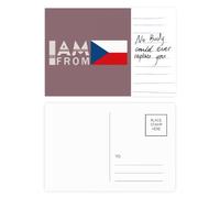 I Am From Czech Art Deco Fashion Postcard Card Important Person Anniversary